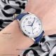 Perfect Replica V6 Factory Omega Deville Blue Markers Blue Leather Strap Men's Watch (5)_th.jpg